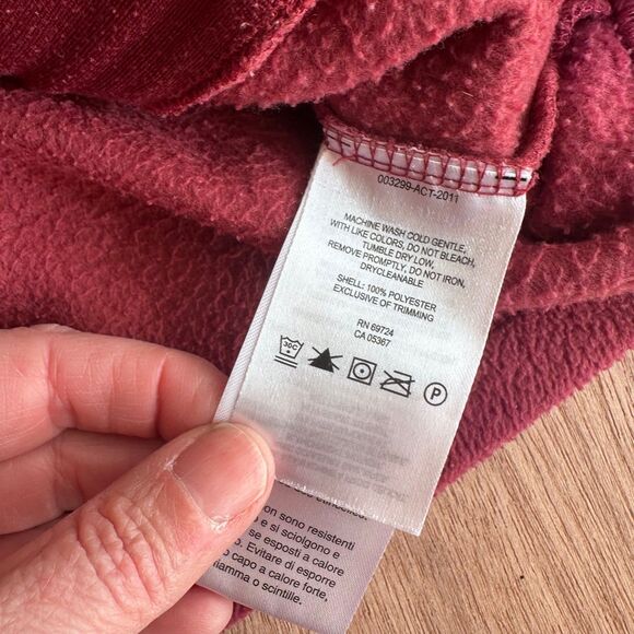 Columbia Youth L 14/16 FSU Seminoles Full Zip Fleece Jacket Maroon - Picture 7 of 7